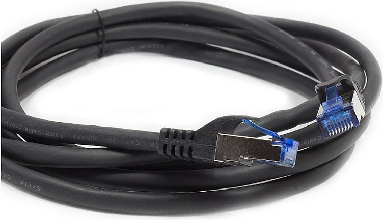 Kabllo rrjeti GoodConnections Cat.6A SmartFLEX HF 1.5m, e zezë