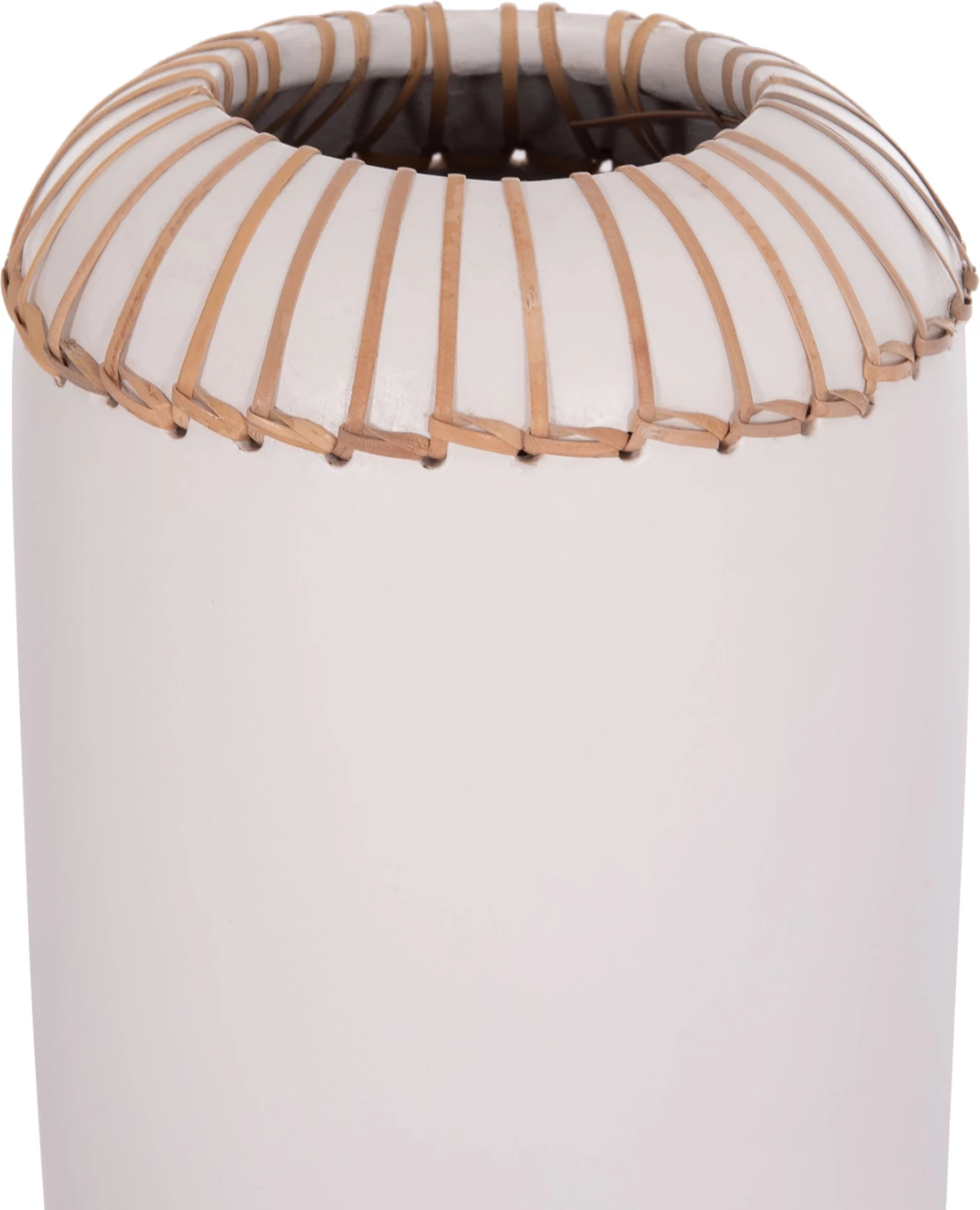 Vazo dekorative tavoline Lennox, terrakotë e bardhë, FH4675.02S, 18x33cm