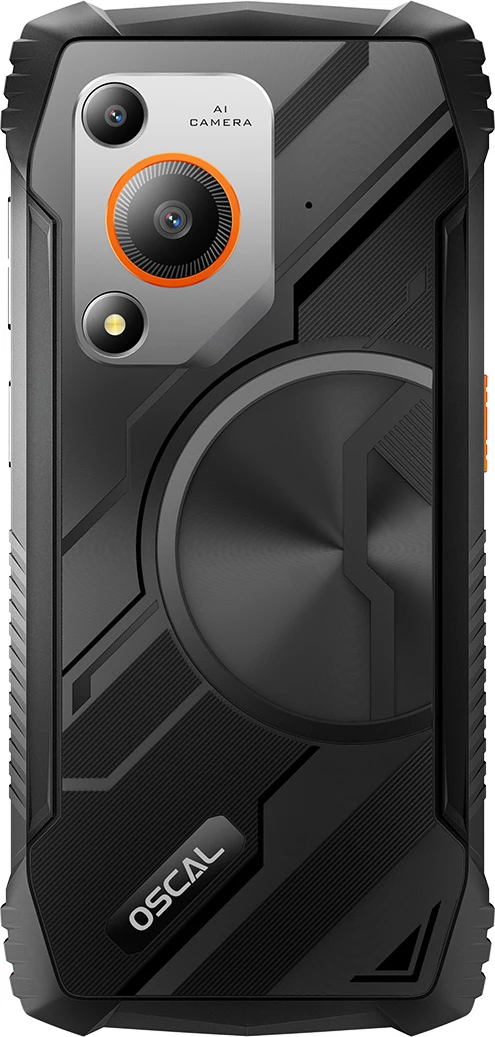 Celular Oscal Marine 1 4GB RAM 128GB 5100mAh IP68/IP69K MIL-STD-810H, portokalli