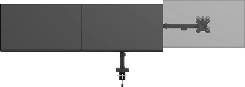 Krah monitorësh Neomounts NERO DS60-600BL3, për 3 monitorë 10-27", VESA 75x75/100x100, e zezë