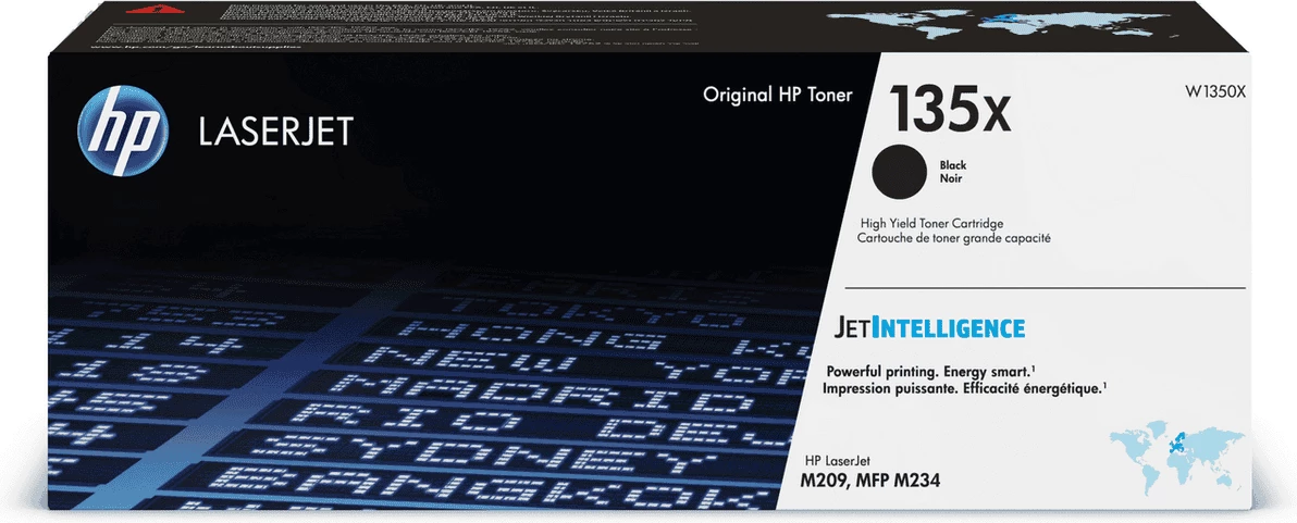 Toner HP 135X W1350X rendiment i lartë 2400 faqe XL, e zezë