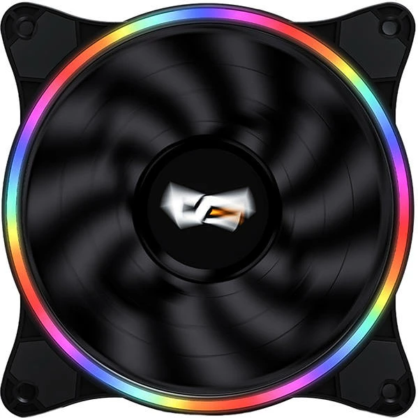 Kasë ventilatori Darkflash D1, 120x120 mm, LED RGB, e zezë