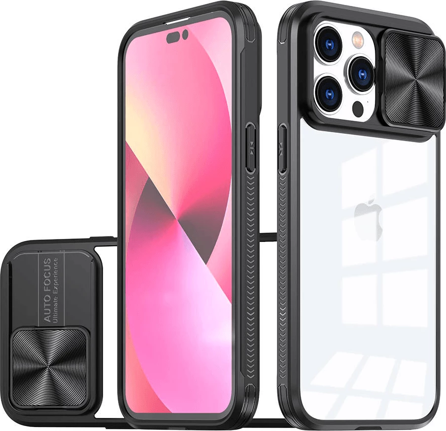 Mbështjellës ONASI Lens Cover për Samsung Galaxy A54, silikon i hollë, mbrojtje kamere, transparent i zi