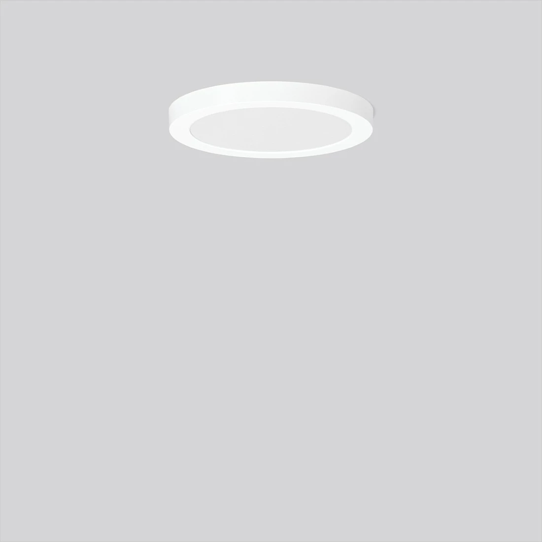 Plafonierë LED RZB TRIXY 901717.002, 9–15 W, 1650 lm, 3000/4000 K, e bardhë