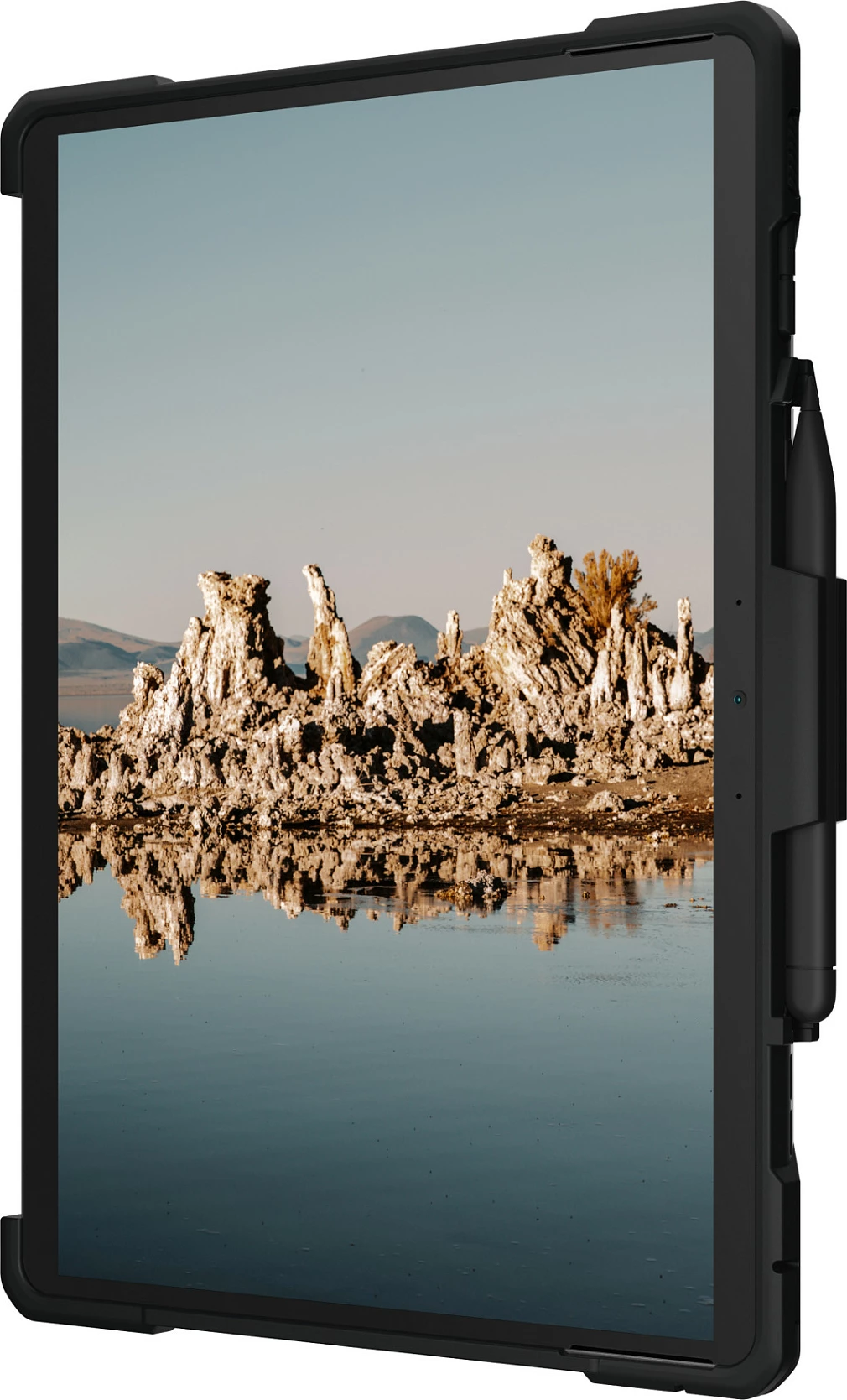 Mbështjellës rugged Urban Armor Gear Metropolis SE për Microsoft Surface Pro 9/10/11 13", me stand dhe pen loop, i zi