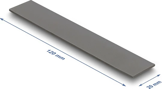 Pad termik DeLOCK 18469, 20x120mm, 1.5mm, 3.2 W/m·K, Gri