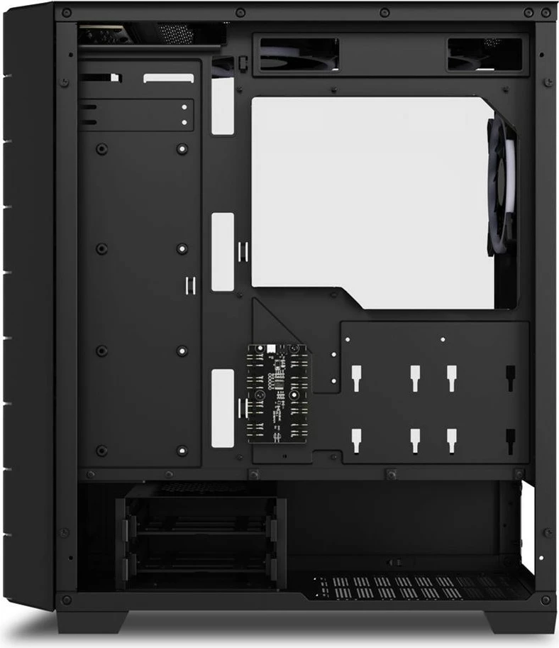 Kasë Sharkoon RGB HEX, ATX/micro ATX/Mini-ITX, gaming, e zezë