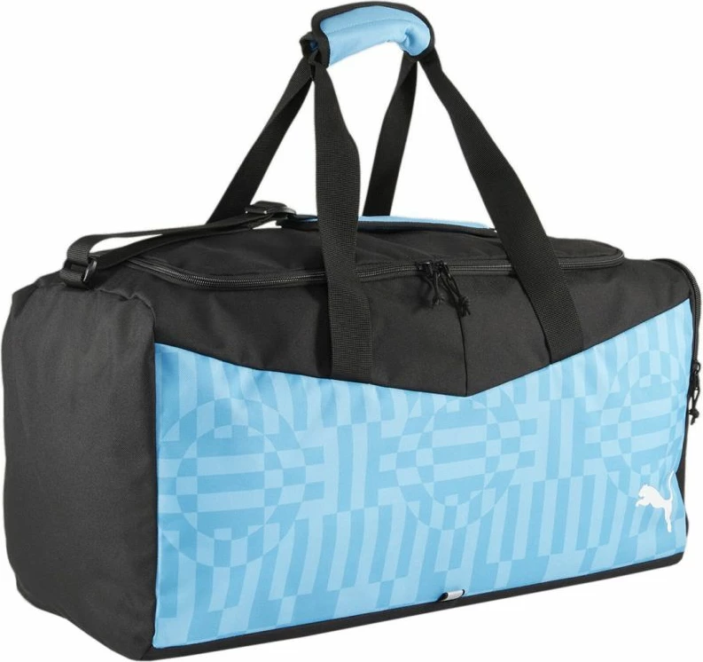 Çantë sportive Puma për meshkuj dhe femra, e zezë dhe blu