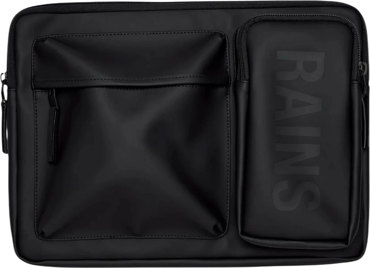 Këllëf për laptop për meshkuj Rains Texe Laptop Case 15/16 W1, i zi