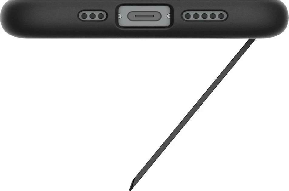 Mbështjellës Spigen Slim Armor MagSafe për iPhone 16e, me kickstand, MagSafe, TPU + polikarbonat, zi