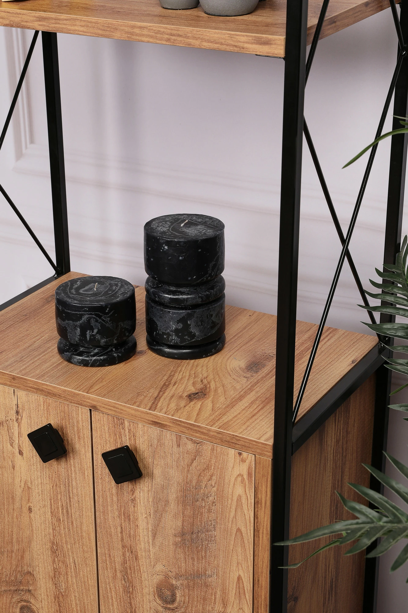 Raft librash industrial Hanah Home, ngjyrë pishë, Tervel