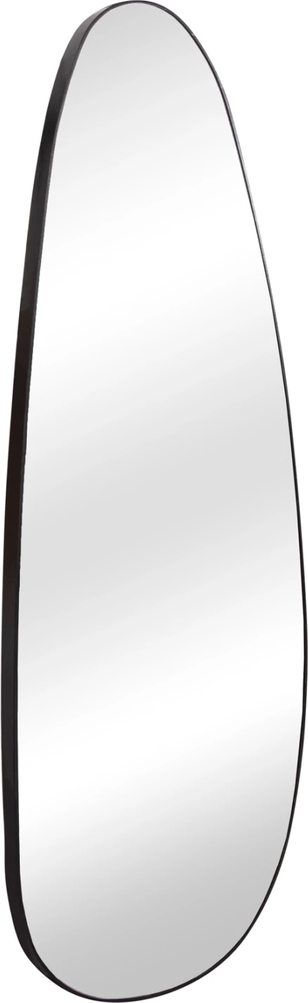 Pasqyrë muri CRITHER, kornizë MDF e zezë, FH4486.11, 49x140cm
