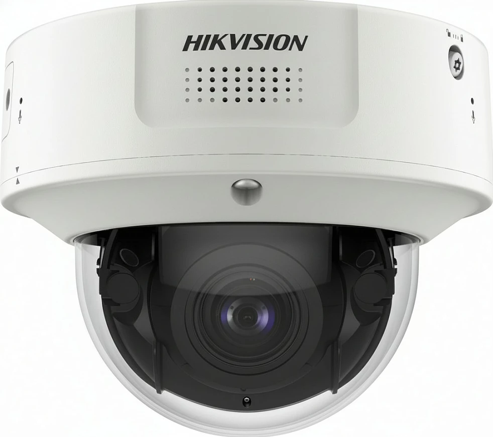 Kamerë sigurie IP Hikvision iDS-2CD7146G2-IZHSY, Dome 4MP, lente 2.8-12mm, e bardhë