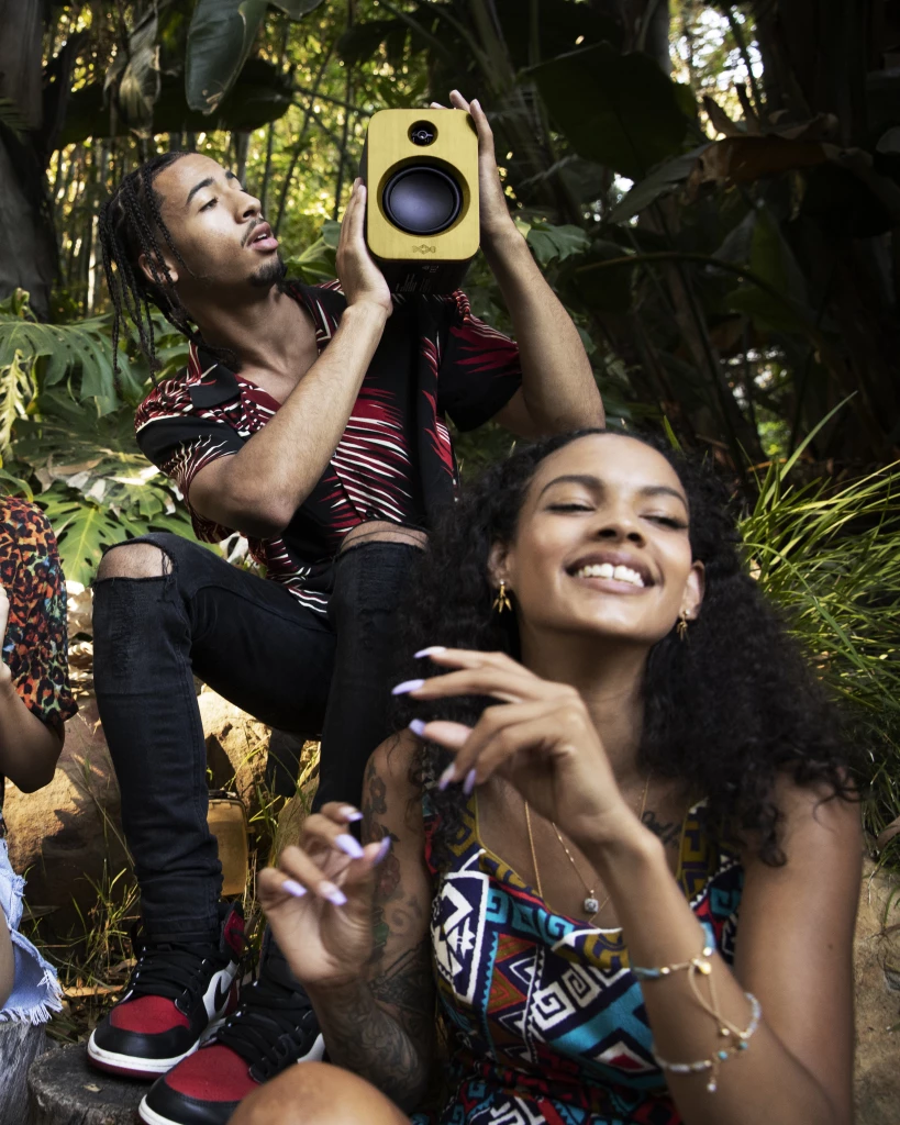 Altoparlantë House of Marley Get Together Duo Bluetooth 5.0, True Wireless, USB-C, 2 copë, Signature Black