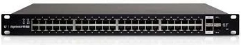 Switch i menaxhuar UBIQUITI ES-48-500W, 48 porte Gigabit, 2 SFP, 2 SFP+, rack, i zi