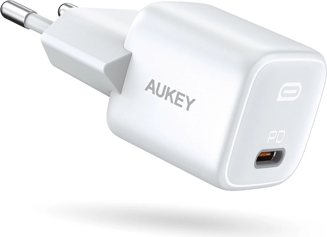 Karikues murit AUKEY PA-B1 Omnia Mini, 20W, 1x USB-C, i bardhë