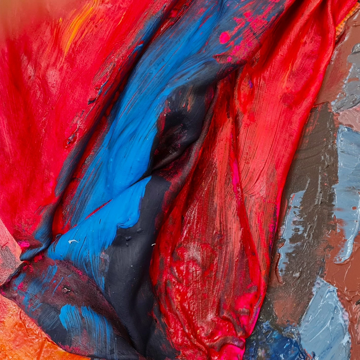 Pikturë dekorative me vaj, shumëngjyrëshe, Wallity, OPL1837326325 - 100x140 cm