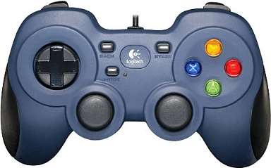 Gamepad Logitech G F310, PC, Wired, USB 2.0, i zi, i kaltër