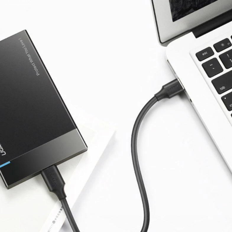 Kabllo Ugreen USB-A në USB-C 2 m (54506), gri