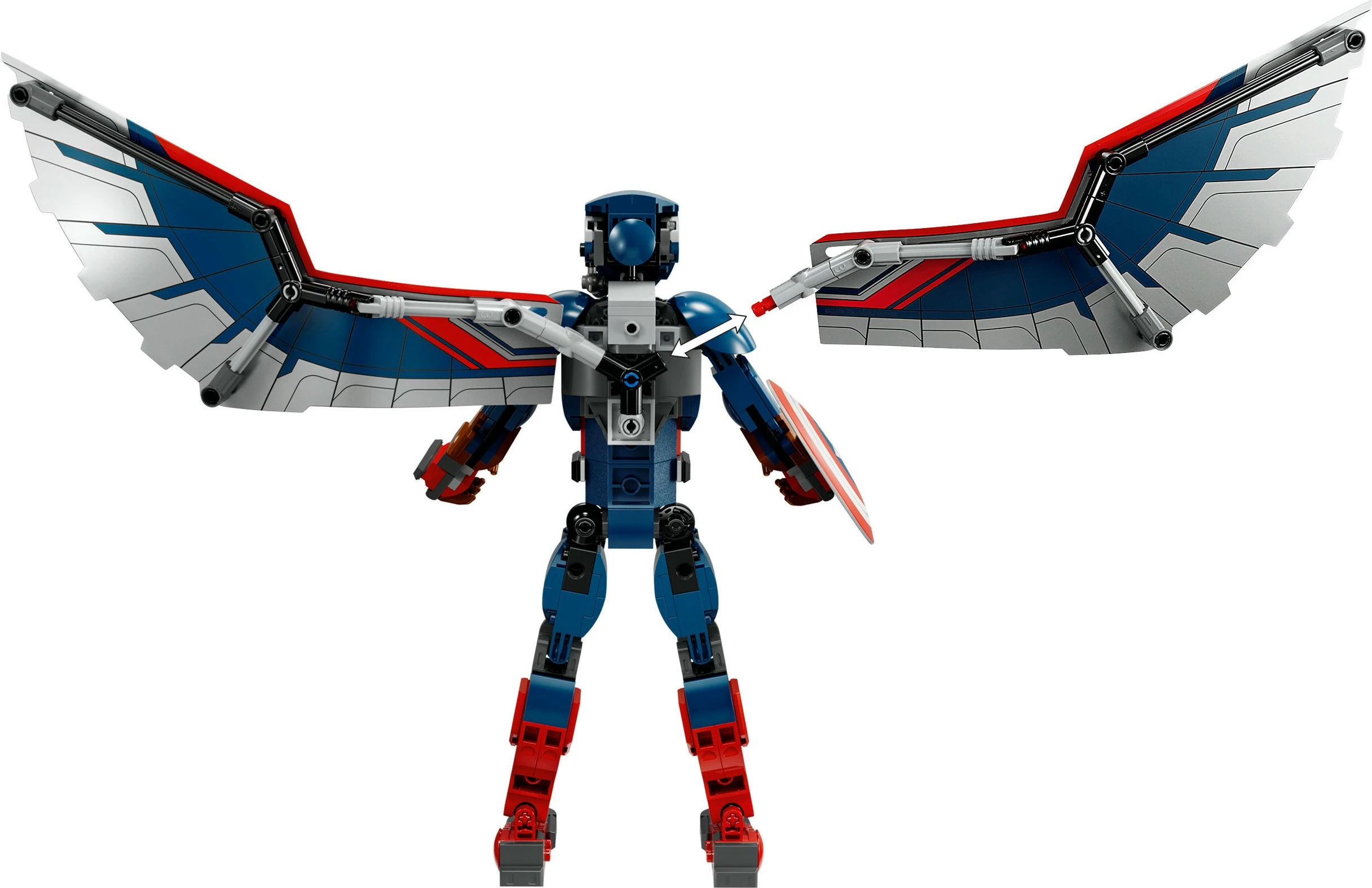 Set ndërtimi LEGO Marvel 76296 New Captain America, shumëngjyrësh
