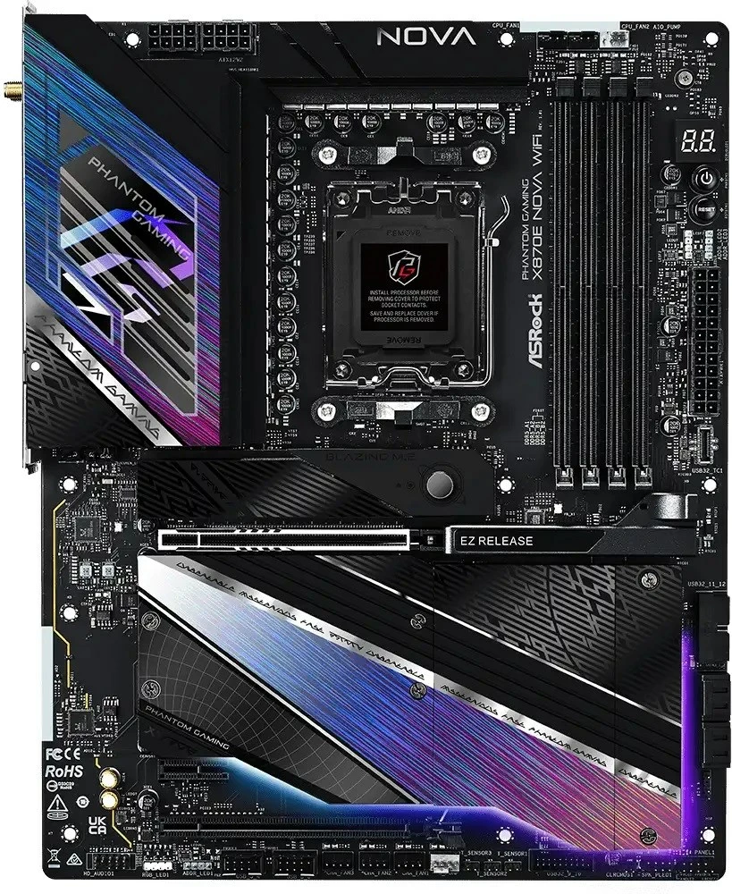 Pllakë amë ASRock X870E Nova WiFi, Socket AM5, ATX