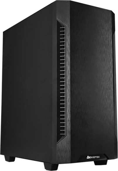 Kasë CHIEFTEC AS-01B-OP, Midi Tower ATX/Micro ATX/Mini-ITX, USB 3.2, pa furnizues rryme, e zezë