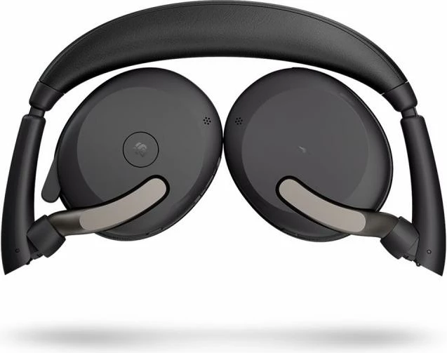 Kufje me mikrofon Jabra Evolve2 65 Flex MS Stereo, pa tela, ANC hibride, rreze 30 m, të palosshme, e zezë (26699-999-989/26699999989)