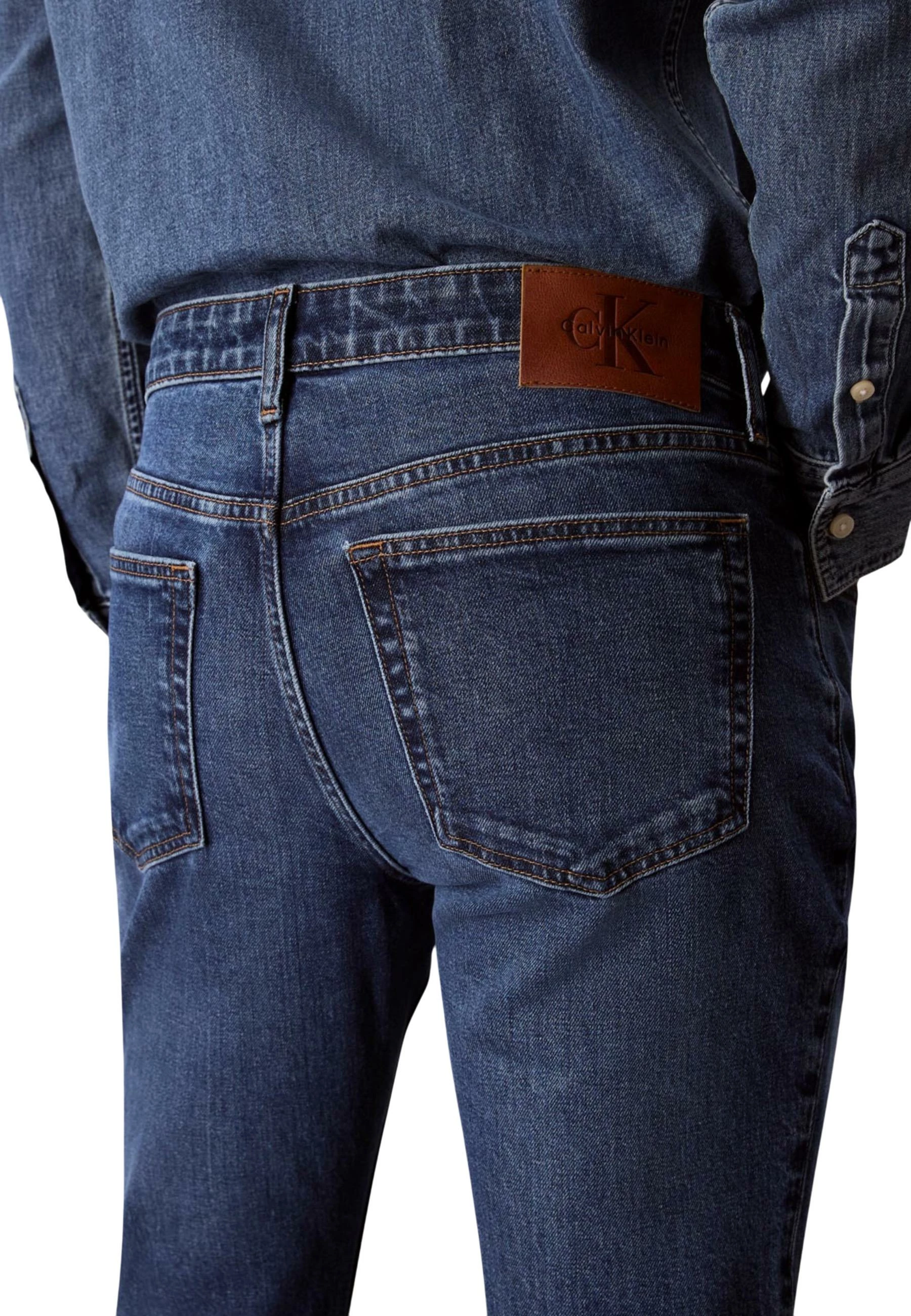 Xhinse për meshkuj Calvin Klein Jeans Slim Hampton LV04RB735G, denim blu [Madhësia: W34 L32]