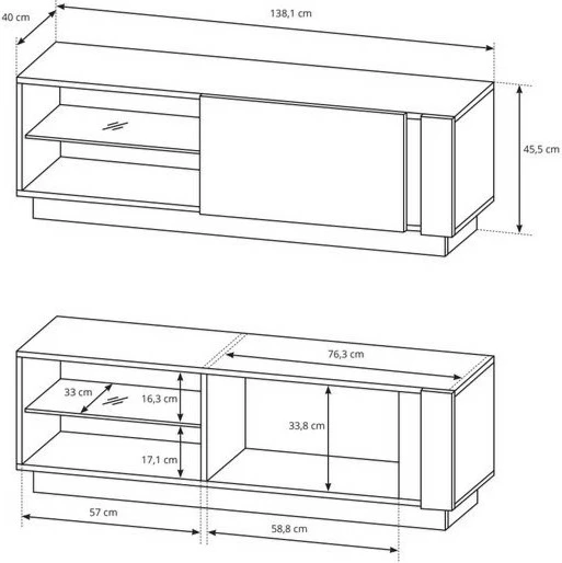 TV Komodë Acorn 1, e kaftë