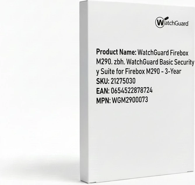 Licencë WatchGuard Basic Security Suite për Firebox M290, 3-vjeçare (ESD)