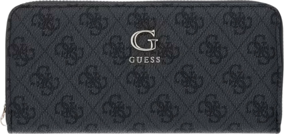 Portofol për femra Guess Coleen Logo SML Zip, antracit
