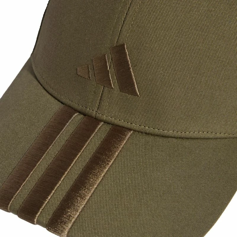 Kapelë bejsbolli adidas 3-Stripes New Logo KE5878, olive [Madhësia: Junior]