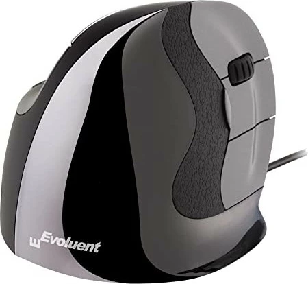 Maus vertikal Evoluent VerticalMouse D Medium, lazer, USB, i zi/gri