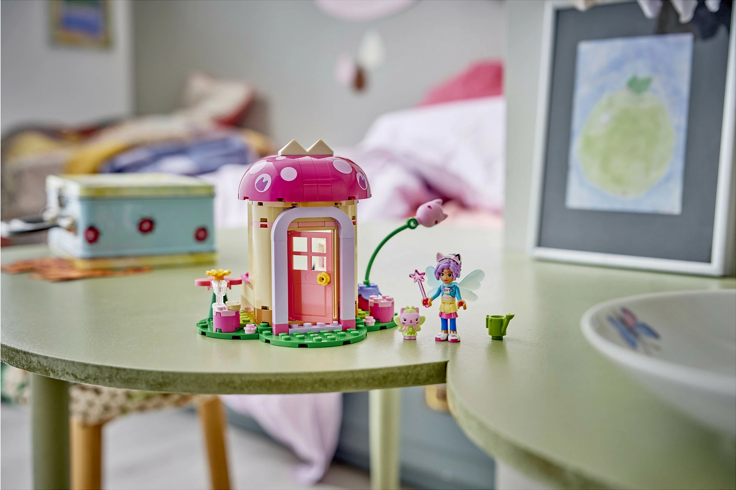 Set ndërtimi LEGO Gabby’s Dollhouse 11212 Kitty Fairy’s Garden House, 103 copë, 4+, shumëngjyrësh