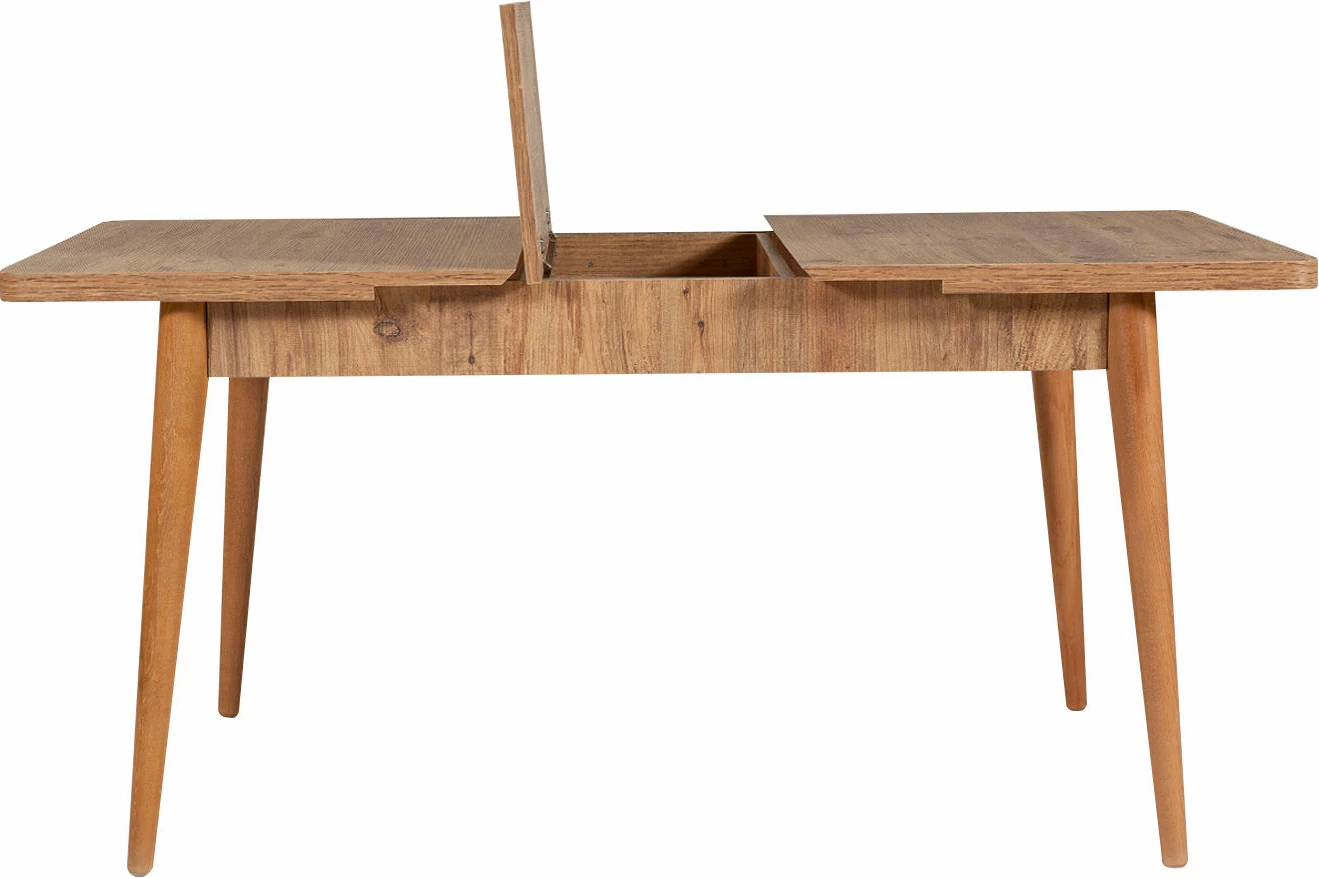 Set tavoline e zgjatshme me karrige (4 copë), Hanah Home, Vina 1070, ngjyrë pishë Atlantic, jeshile