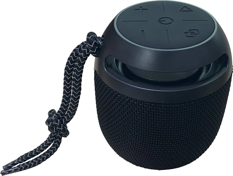 Altoparlant Bluetooth portativ Aiwa BST-100 5W, BT 5.0, IP66, RGB, bateri deri 8 orë, me mikrofon, i zi