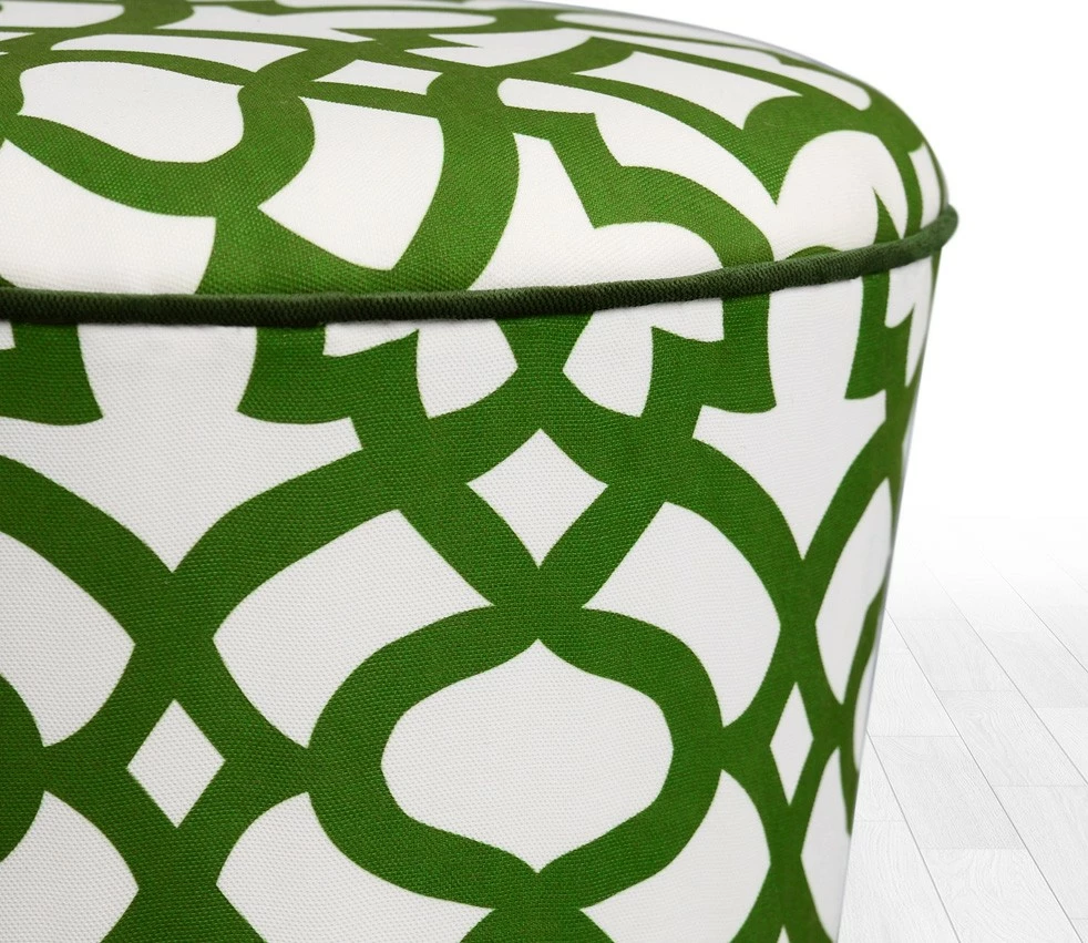 Puf Atelier del Sofa, jeshil-bardhë