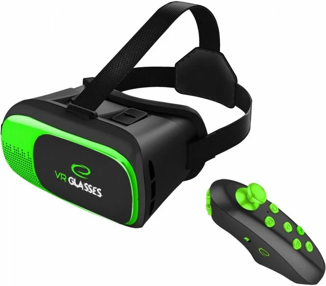 Syze VR Esperanza EGV300R me kontrollues Bluetooth, zezë/jeshile