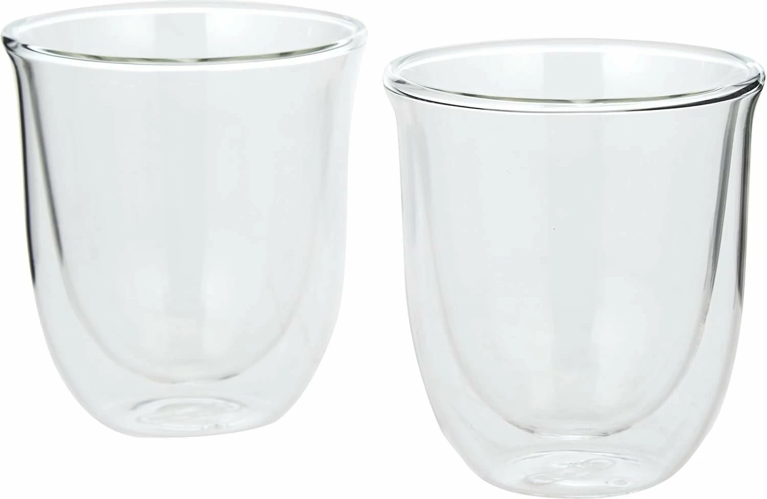 Gota termike DeLonghi Thermoglas 270 ml transparente, set 2 copë