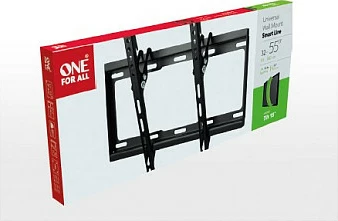 Mbajtëse muri për TV One For All WM 2421, 32-55", e anueshme, VESA 400x400, e zezë