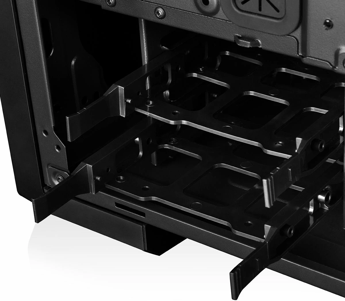 Kasë Modecom Oberon Pro Silent AT-OBERON-PS-10-000000-0002 Midi Tower ATX me izolim zëri, pa furnizues rryme, pa dritare, e zezë