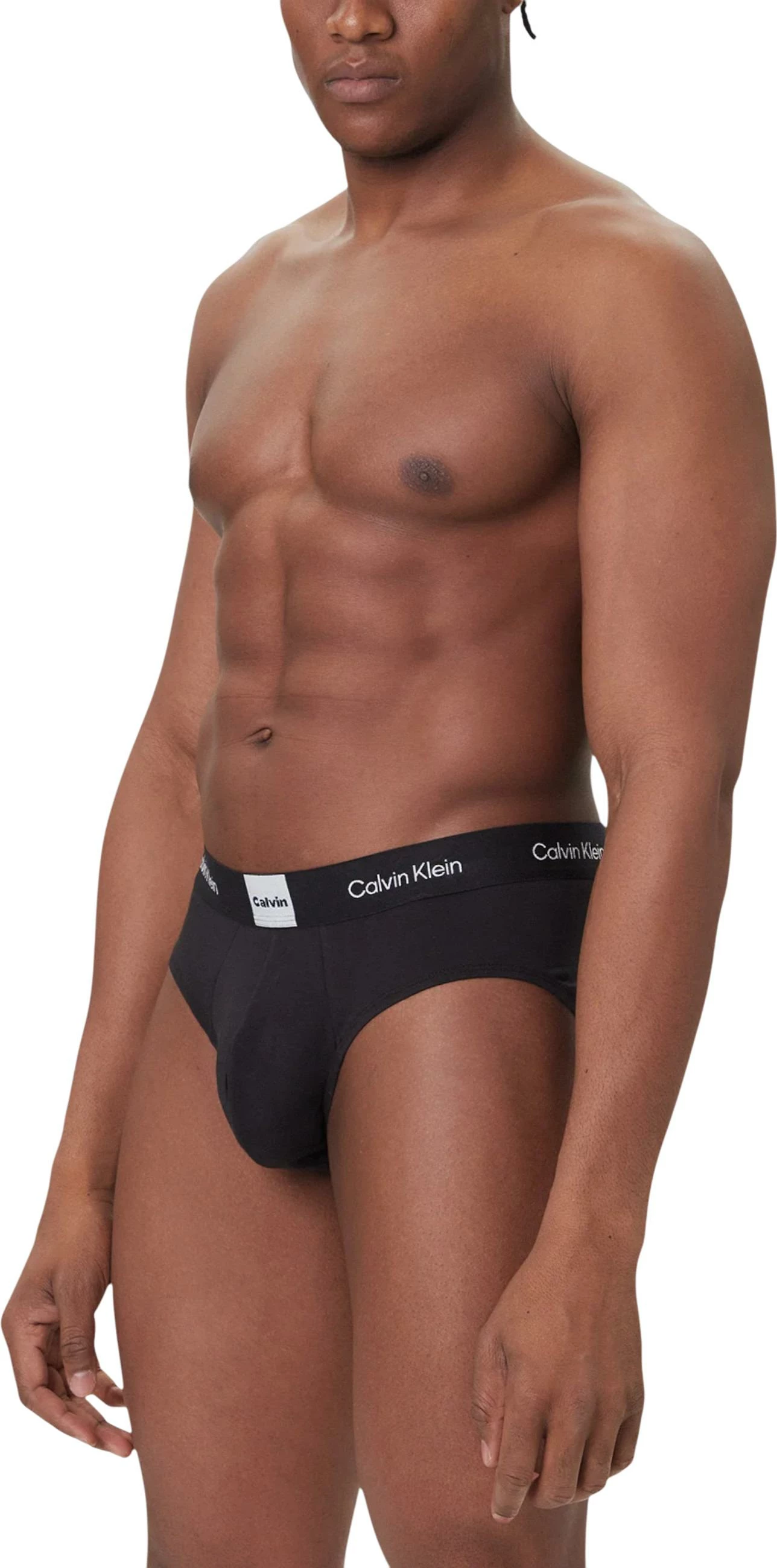 Të brendshme për meshkuj Calvin Klein Underwear HIP BRIEF 3PK LV00NB4475, të zeza [Madhësia: S]