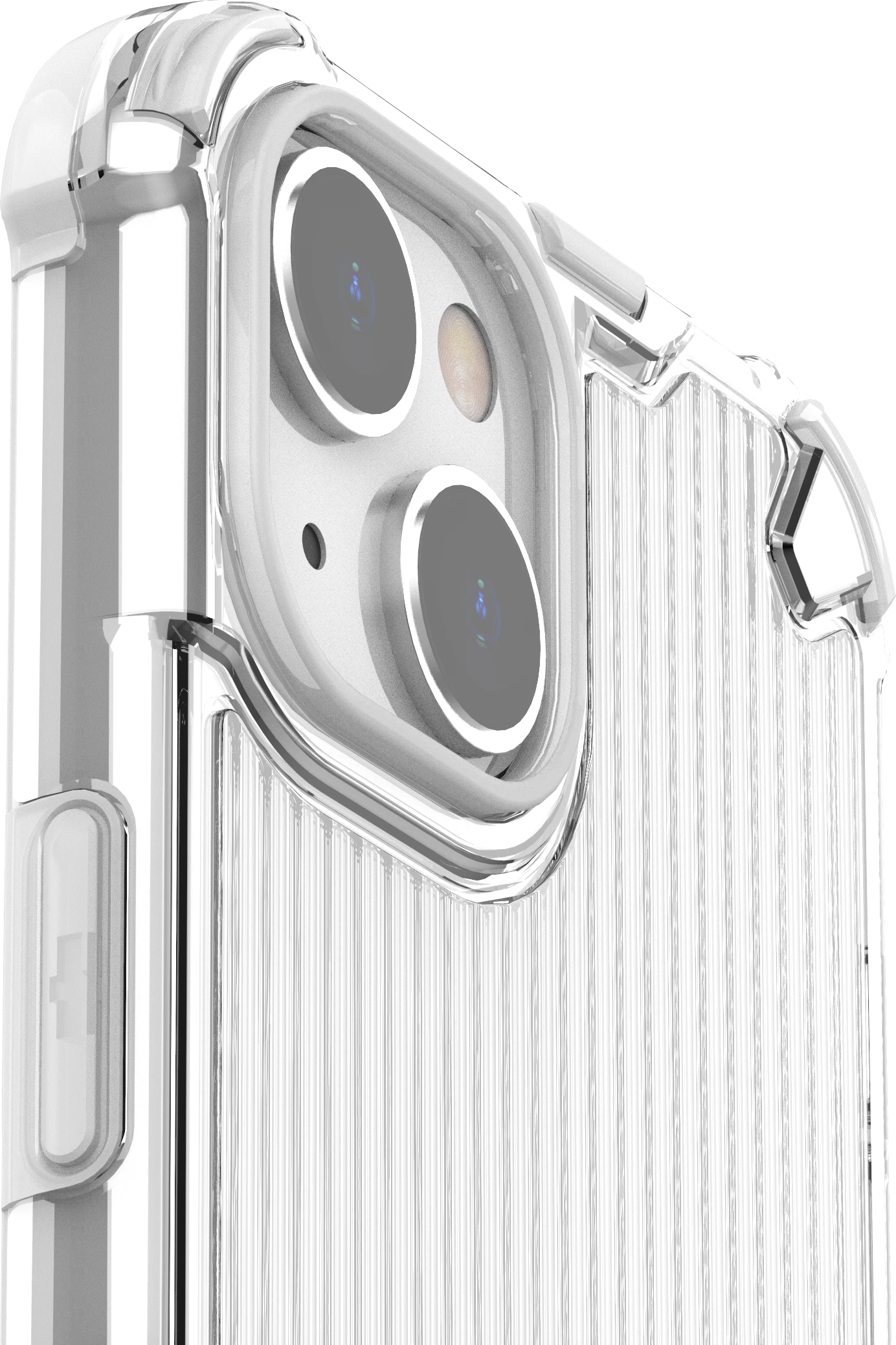 Mbështjellës Hurtel Ombre Protect Case për iPhone 13, rozë-kaltër