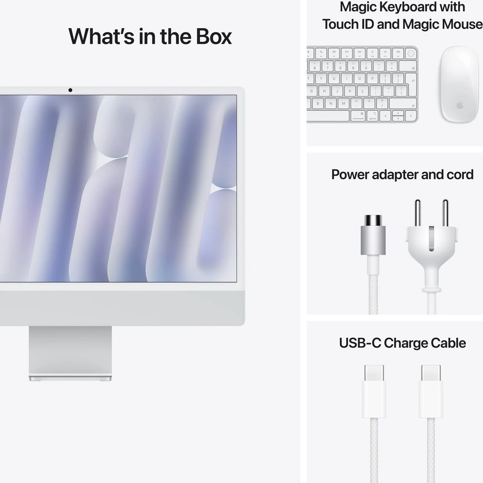 Apple iMac 24 M4 16GB 256GB Nano-Texture Silver