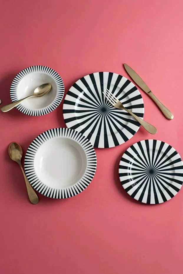 Set enësh për drekë (24 copë), Hermia Concept, BNS24YKPRS1107