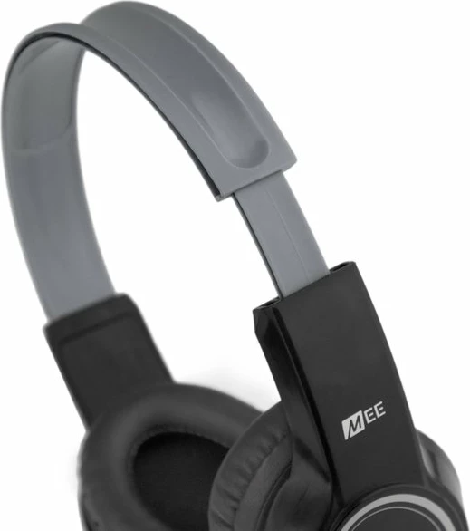 Kufje MEE audio KJ35M, me mikrofon, 3.5mm, limitues volumi 85 dB, kabllo 1.2 m, të zeza