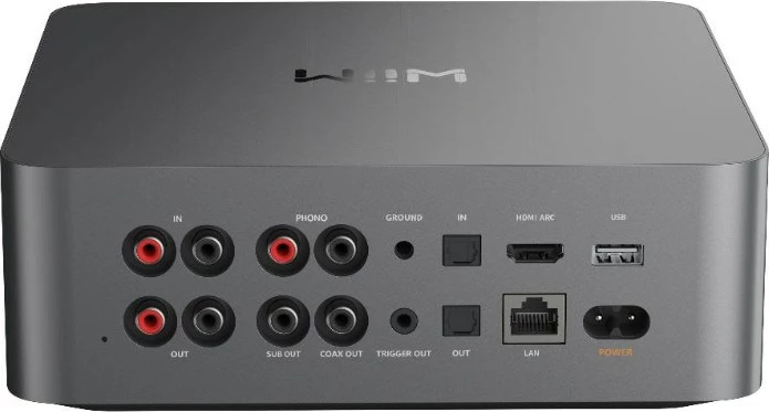 Hi-Res music streamer WiiM Ultra, 806110, 24-bit, Bluetooth 5.3, Ethernet, gri e errët
