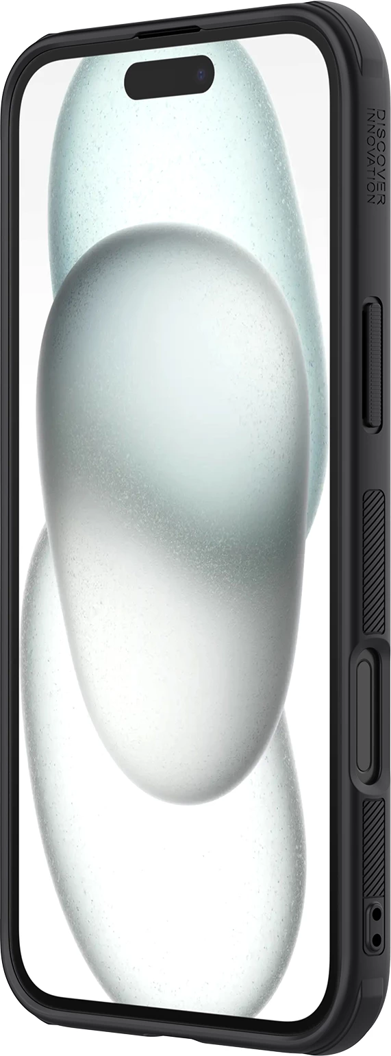 Mbështjellës Nillkin Super Frosted Shield Pro Magnetic Case për iPhone 16, i zi