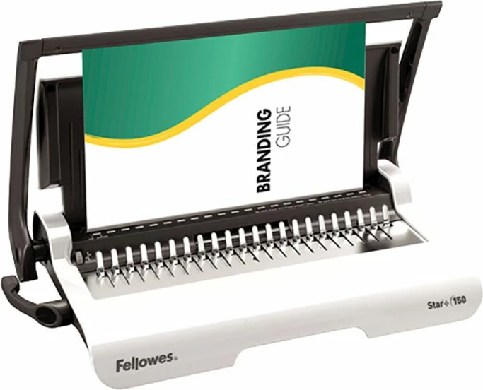 Makinë për lidhje dokumentesh Fellowes Star+ 150, manuale, lidhje me spiral plastike, kapacitet 150 fletë