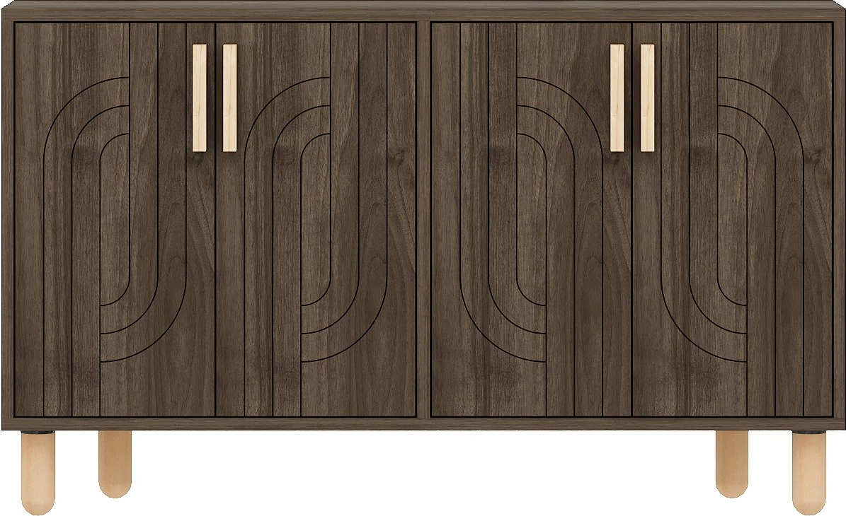 Konsol Skye Decor, ngjyrë arre, Rodney